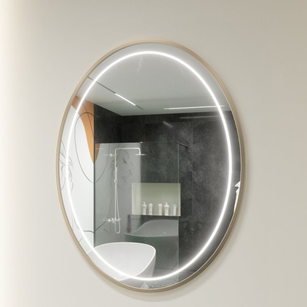 Зеркало Caprigo Контур 70 бронза