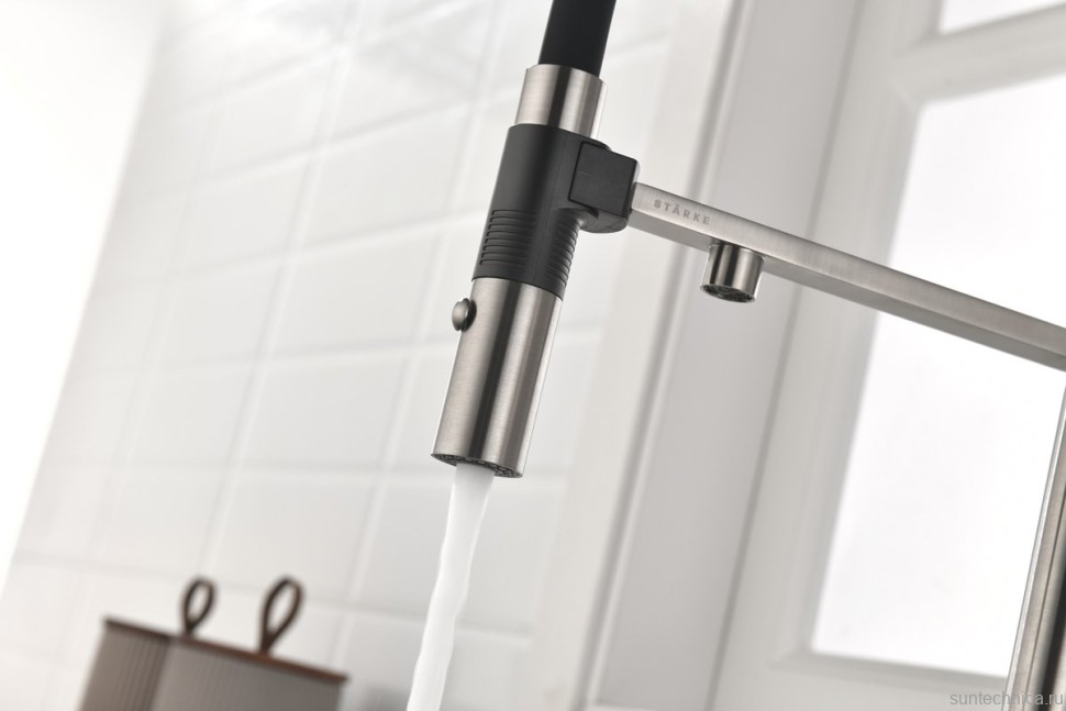 Смеситель для кухни Gravity, брашированная нерж.сталь, Gr213888-BS, Starke-Paulmark