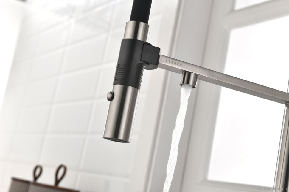 Смеситель для кухни Gravity, брашированная нерж.сталь, Gr213888-BS, Starke-Paulmark