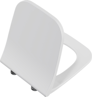 Комплект Унитаз подвесной VitrA Zentrum Square 7484B003-0075 безободковый + Крышка Integra Square 191-003-009 с микролифтом + Инсталляция Geberit Duofix Delta 458.149.21.1 с кнопкой смыва, хром