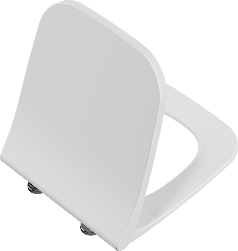 Комплект Унитаз подвесной VitrA Zentrum Square 7484B003-0075 безободковый + Крышка Integra Square 191-003-009 с микролифтом + Инсталляция Geberit Duofix Delta 458.149.21.1 с кнопкой смыва, хром