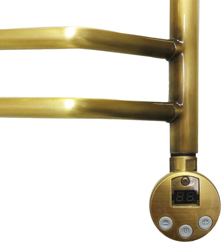 Полотенцесушитель электрический Domoterm Лаура П6 50x60, античная бронза, R