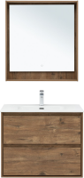 Мебель для ванной комнаты Aquanet Милан 80 подвесная, дуб рустикальный