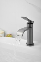 Смеситель для раковины BELZ B812 B10812-3 оружейная сталь