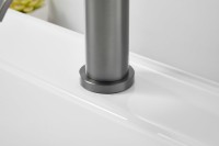 Смеситель для раковины BELZ B812 B10812-3 оружейная сталь