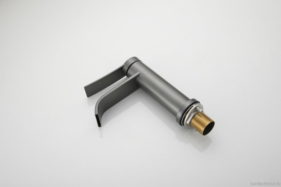 Смеситель для раковины BELZ B812 B10812-3 оружейная сталь