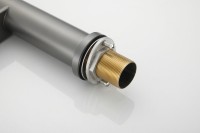 Смеситель для раковины BELZ B812 B10812-3 оружейная сталь