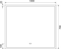 Зеркало IDDIS Slide 100 с термоподогревом