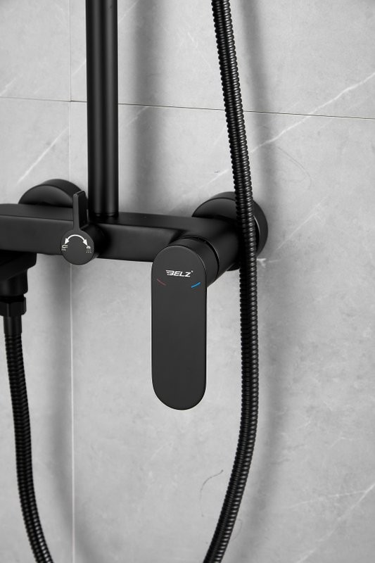 Душевая стойка BELZ B713 B24713-7 черная