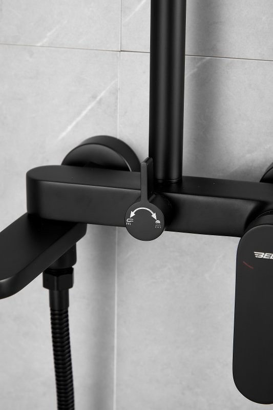 Душевая стойка BELZ B713 B24713-7 черная