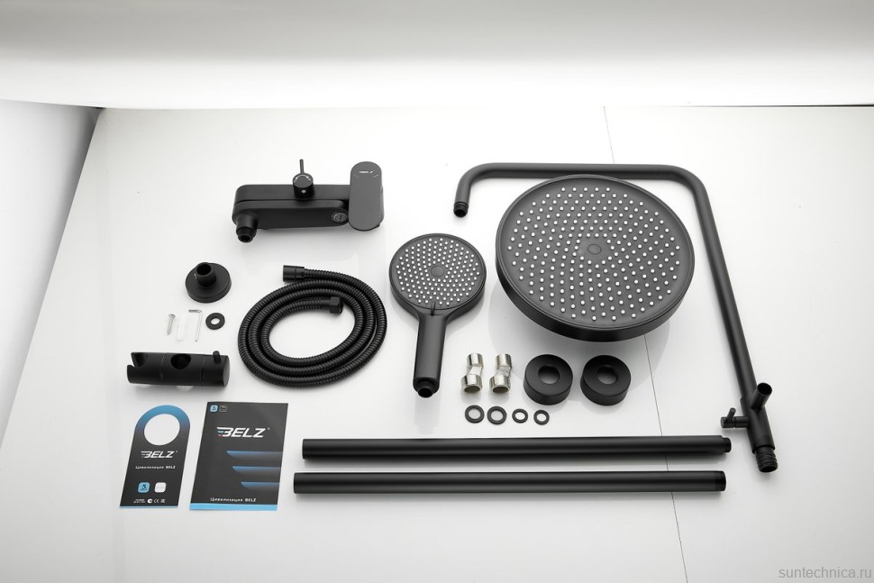 Душевая стойка BELZ B713 B24713-7 черная