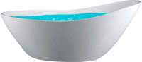 Акриловая ванна Esbano London 180x80 см, отдельностоящая, white, овальная