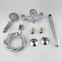 Смеситель с длинным изливом для ванны Frap H03 F2203 хром