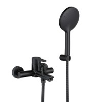 Смеситель для ванны с душем Fmark FS8204H черный Смеситель для ванны с душем Fmark FS8204H черный