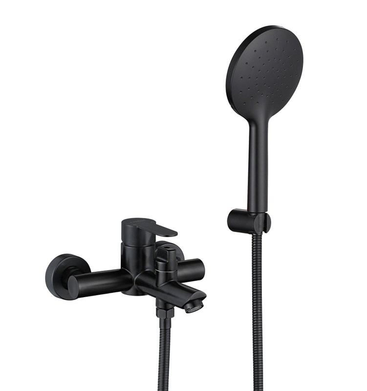 Смеситель для ванны с душем Fmark FS8204H черный