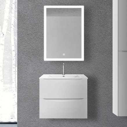 Мебель для ванной комнаты Vincea Mia 60 белая глянцевая