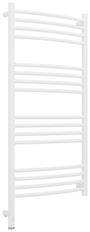 Полотенцесушитель электрический Сунержа Богема 3.1 30-6002-1050 110x55 см, подключение слева, матовый белый, лесенка
