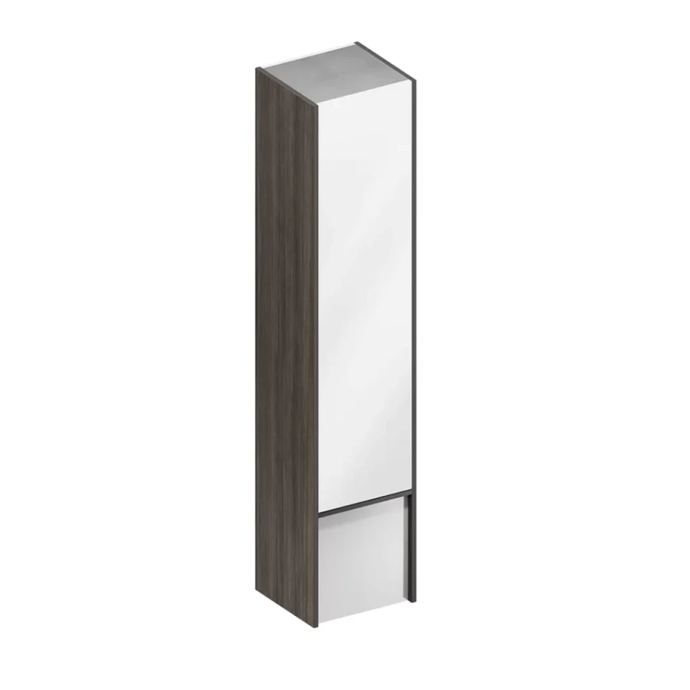 Шкаф-пенал для ванной KERAMA MARAZZI Modula 35 R с дверцей и ящиком, арабика