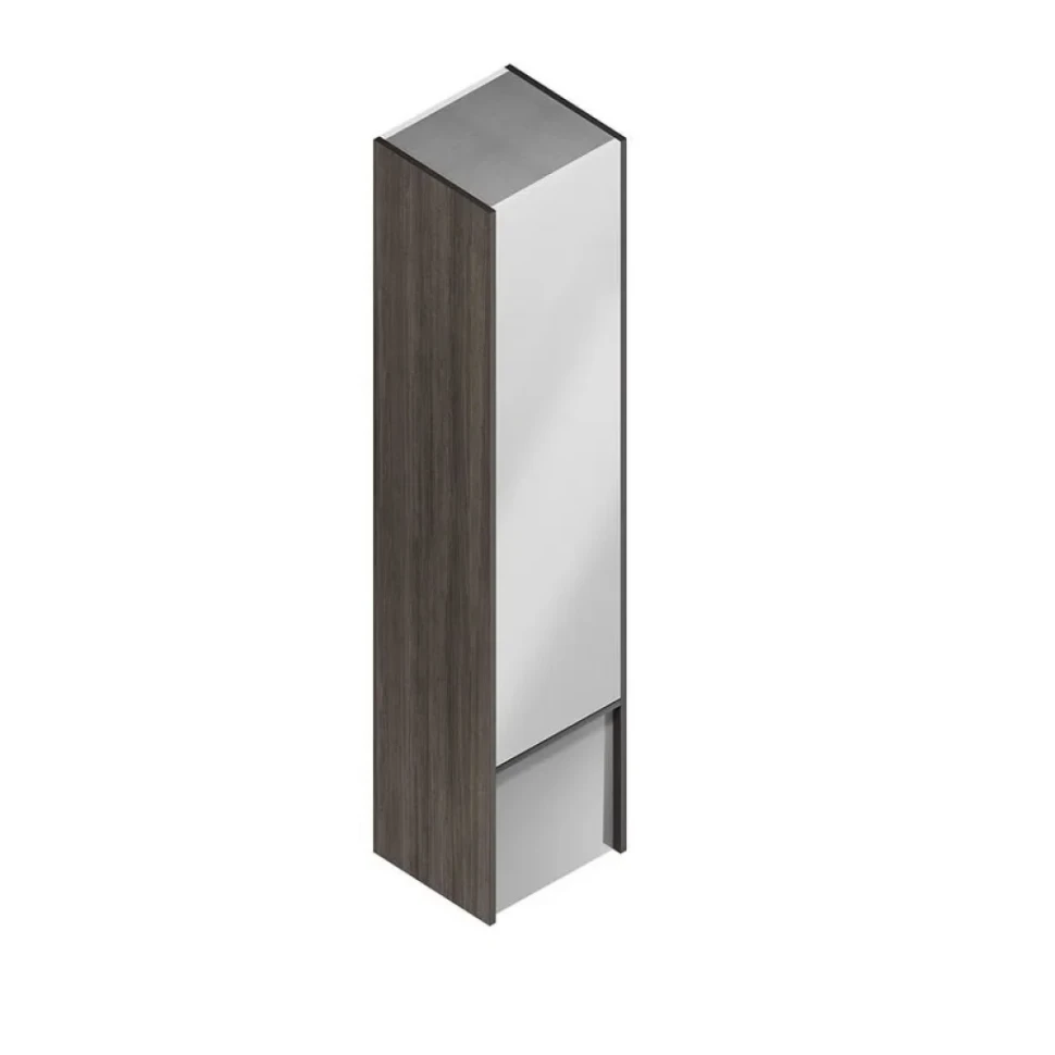 Шкаф-пенал для ванной KERAMA MARAZZI Modula 35 R с дверцей и ящиком, арабика