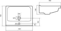 Мебель для ванной комнаты SanStar Riana 60 подвесная