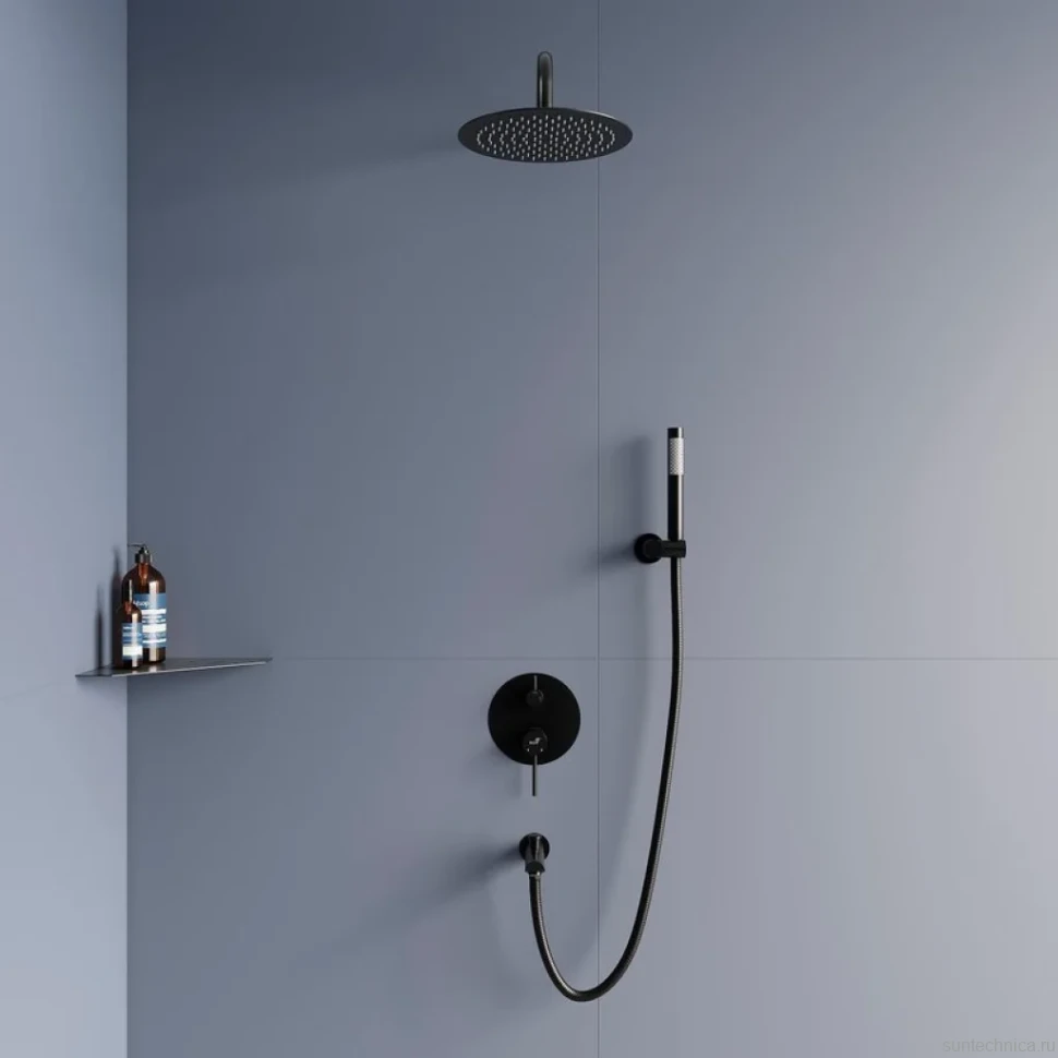 Душевой комплект RGW Shower Panels SP-52-1-B черный