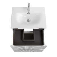 Мебель для ванной комнаты BelBagno Uno-mini 70 подвесная, 2 ящика, bianco opaco