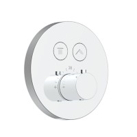 Душевая система скрытого монтажа для душа, лейка, верхний душ, хром AQUAme AQM8401CR