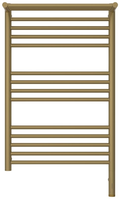 Полотенцесушитель электрический Сунержа Богема 3.1 32-6007-8050 90x55 см, подключение справа, золотой шелк, лесенка, с полкой