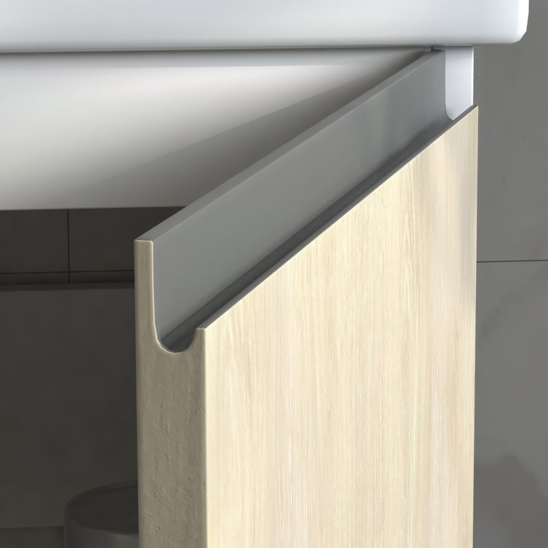 Тумба с раковиной Vigo Yuma 60 напольная, 2 дверцы, дуб давос