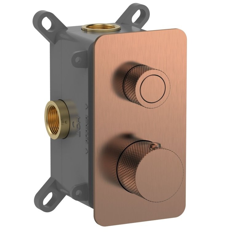 Смеситель для душа AQUAme с термостатом встраиваемый AQM8810BC