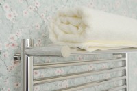 Полотенцесушитель электрический Сунержа Богема 3.0 100х40 с полкой, хром, R