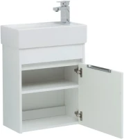 Тумба с раковиной Aquanet Лидс 50 белая