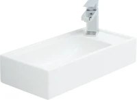 Тумба с раковиной Aquanet Лидс 50 белая