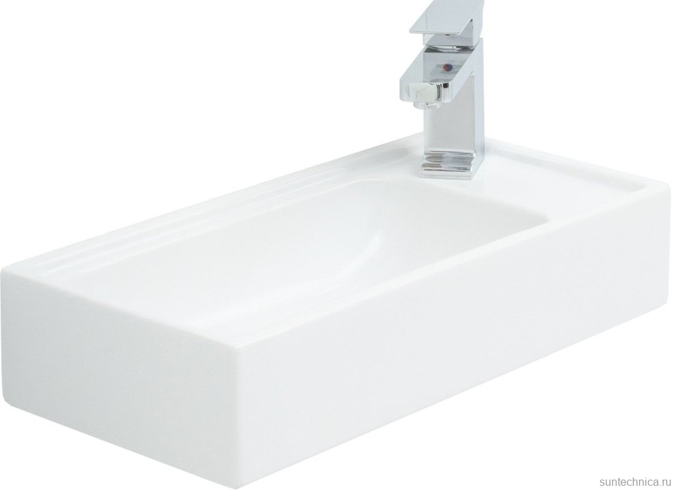 Тумба с раковиной Aquanet Лидс 50 белая