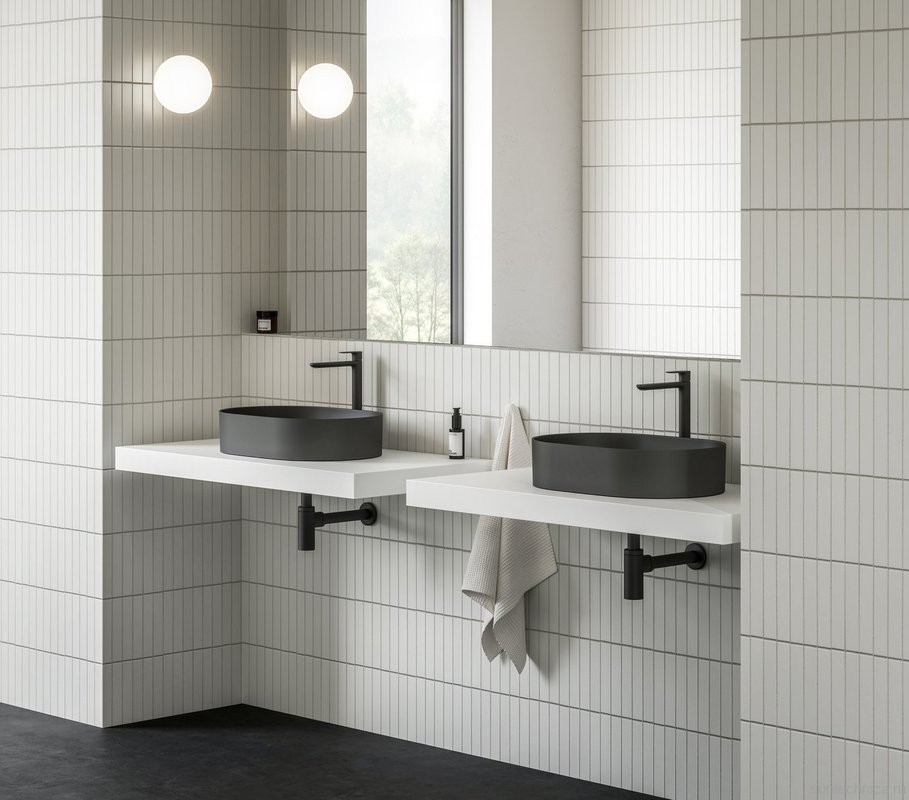 Смеситель для раковины Ravak Eleganta EL 015.20BLM матовый черный