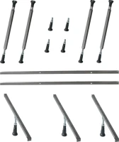 Акриловая ванна Excellent Aurum WAEX.AUR18WH 180x80 см, пристенная, белая, с каркасом