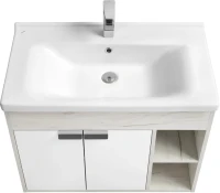 Тумба с раковиной AQUATON Флай 80 дуб крафт