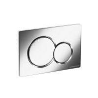 Кнопка смыва для унитаза Ceramicanova пластик, цвет матовый хром