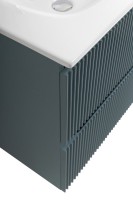 Мебель для ванной комнаты BelBagno Uno 70 подвесная, 2 ящика, матовая голубая