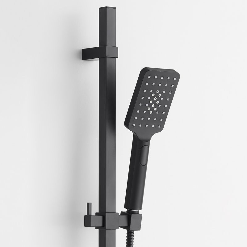 Комплект для ванной BOND Cube B03-5788 матовый черный