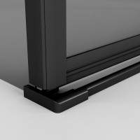 Душевой уголок Niagara Nova NG-2831-34BLACK 90x90, профиль черный матовый, стекло тонированное