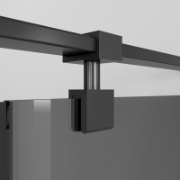 Душевой уголок Niagara Nova NG-2831-34BLACK 90x90, профиль черный матовый, стекло тонированное