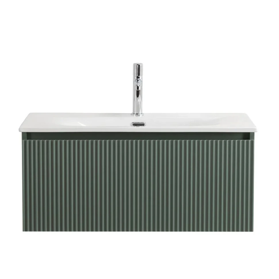 Тумба с раковиной BelBagno Uno 80 подвесная, 1 ящик, матовая еловая