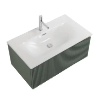 Тумба с раковиной BelBagno Uno 80 подвесная, 1 ящик, матовая еловая
