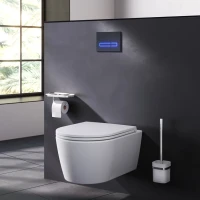 Кнопка смыва для унитаза AM.PM Touch Pro I0450A38 пластик, стекло, цвет черный глянец Кнопка смыва для унитаза AM.PM Touch Pro I0450A38 пластик, стекло, цвет черный глянец