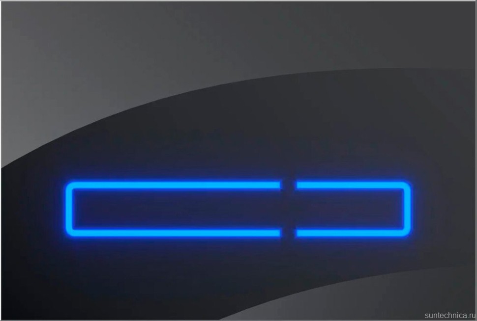 Кнопка смыва для унитаза AM.PM Touch Pro I0450A38 пластик, стекло, цвет черный глянец