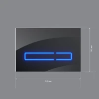 Кнопка смыва для унитаза AM.PM Touch Pro I0450A38 пластик, стекло, цвет черный глянец Кнопка смыва для унитаза AM.PM Touch Pro I0450A38 пластик, стекло, цвет черный глянец