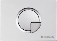 Кнопка смыва Berges Novum R2 хром, матовый