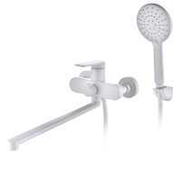 Смеситель с длинным изливом для ванны D&K Bayern.Fürth DA1523308 белый матовый