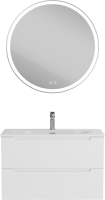 Мебель для ванной комнаты BelBagno Etna 90 bianco lucido, раковина BB-8099-90